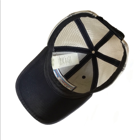 Patagonia Logo Patch Snap Back Mesh Hat in Gray-Blue. Sz OS - Picture 4 of 4